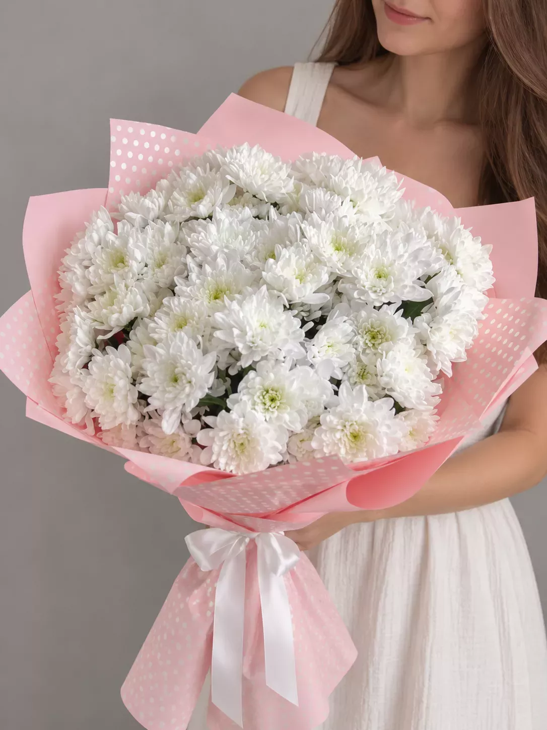 Букет из 11 кустовых хризантем